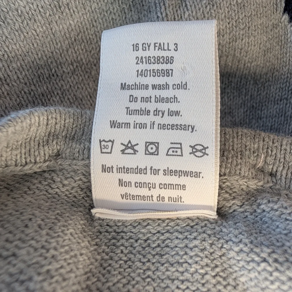 Gymboree Girls Gray Knit Dress with Butterfly Detail Size 5T